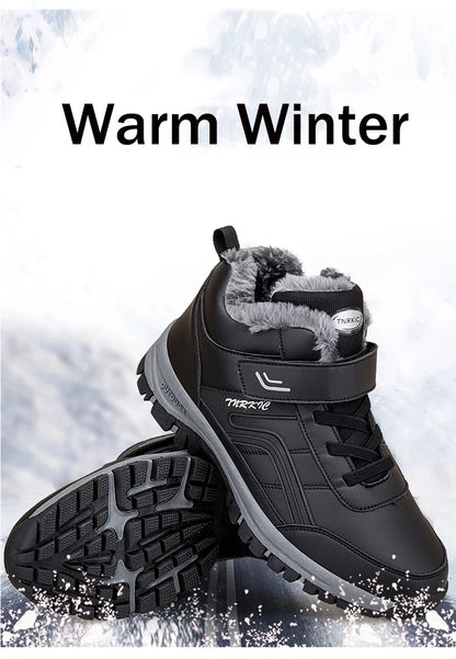 Waterproof Winter Boots with Wool Lining