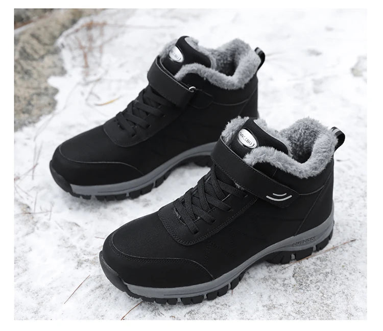 Waterproof Winter Boots with Wool Lining