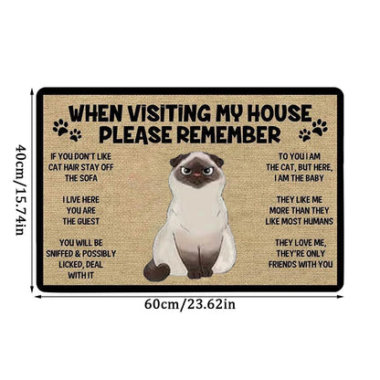 Cartoon Cat Welcome Doormats - Best Globe Product