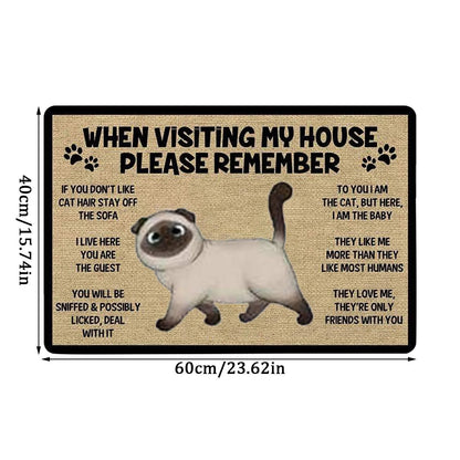 Cartoon Cat Welcome Doormats - Best Globe Product