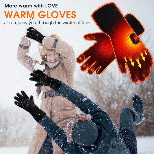 Heated Touchscreen Gloves USB Rechargeable - Best Globe Product