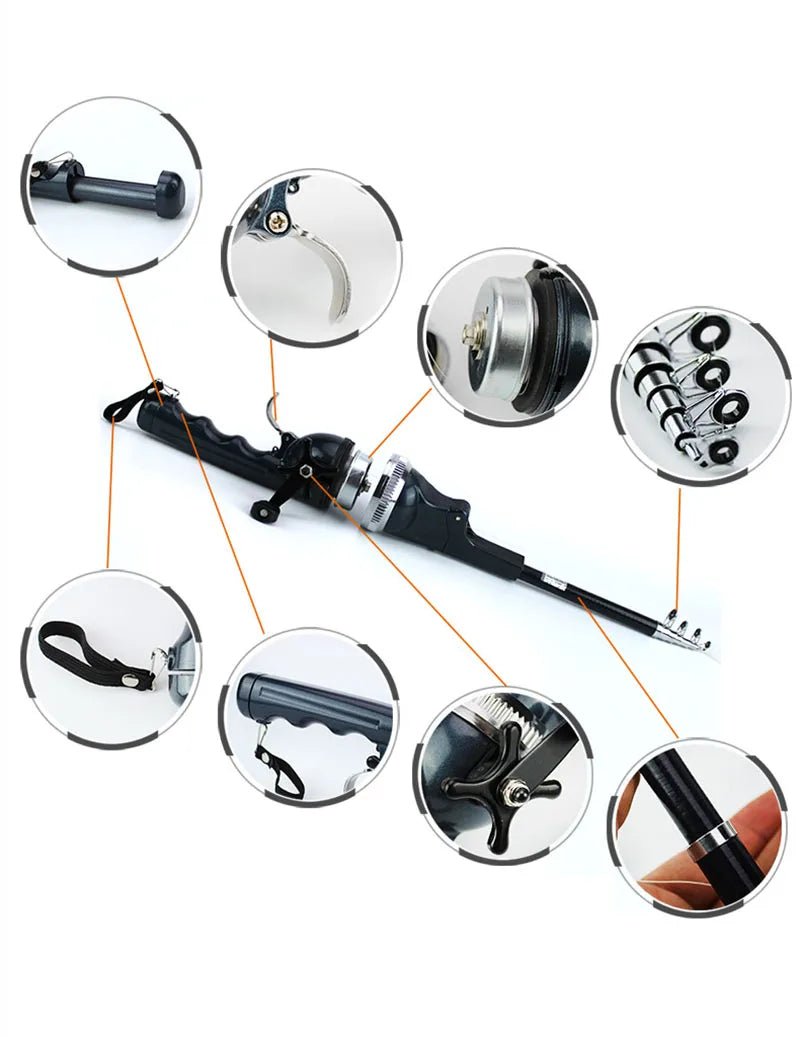 Portable Folding Fishing Rod Set - Best Globe Product