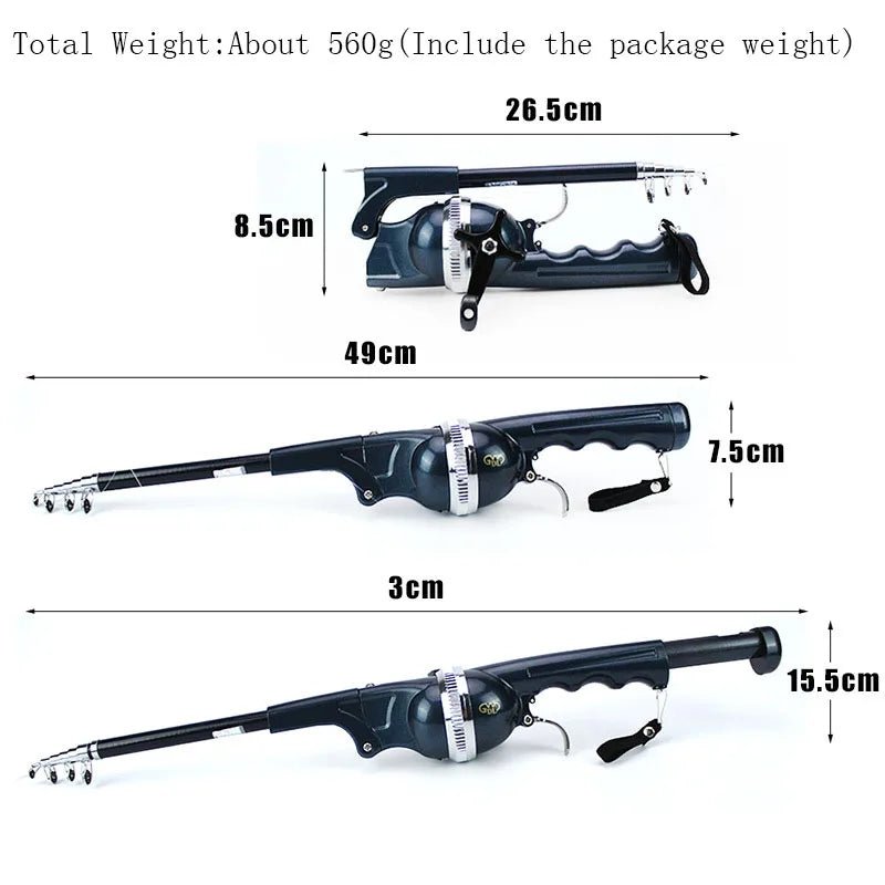 Portable Folding Fishing Rod Set - Best Globe Product